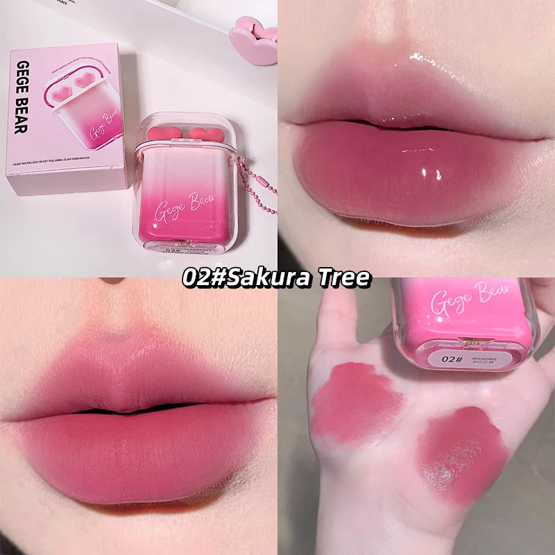 Cute Bear Lip Glaze Set
