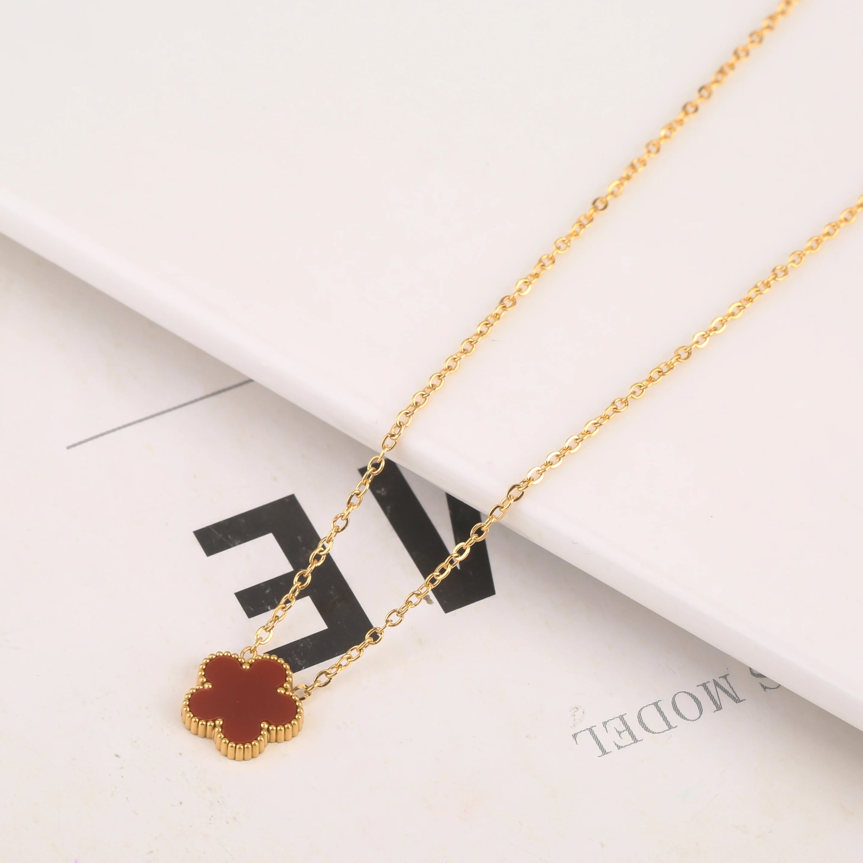 Stainless Steel Clover Flower Bracelet