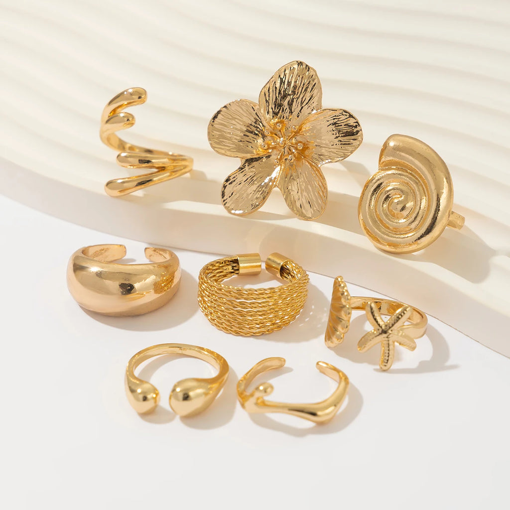 Ingemark Vintage Floral Open Ring