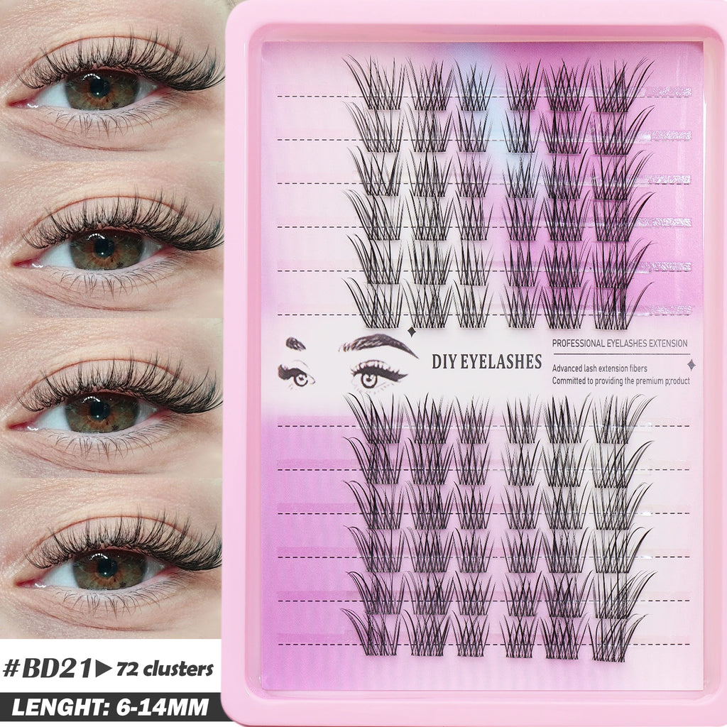 Fluffy Oblique Lash Extensions