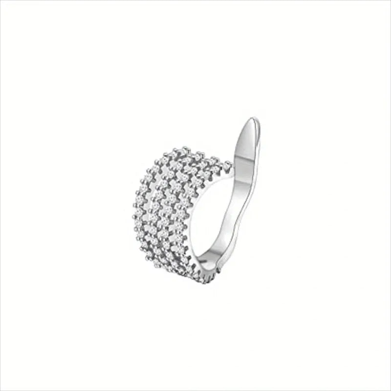 Cute Metal Leaf Ear Cuff Clip Earrings