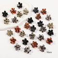 12/24/30Pcs Mini Flower Hair Claw Clips Pack