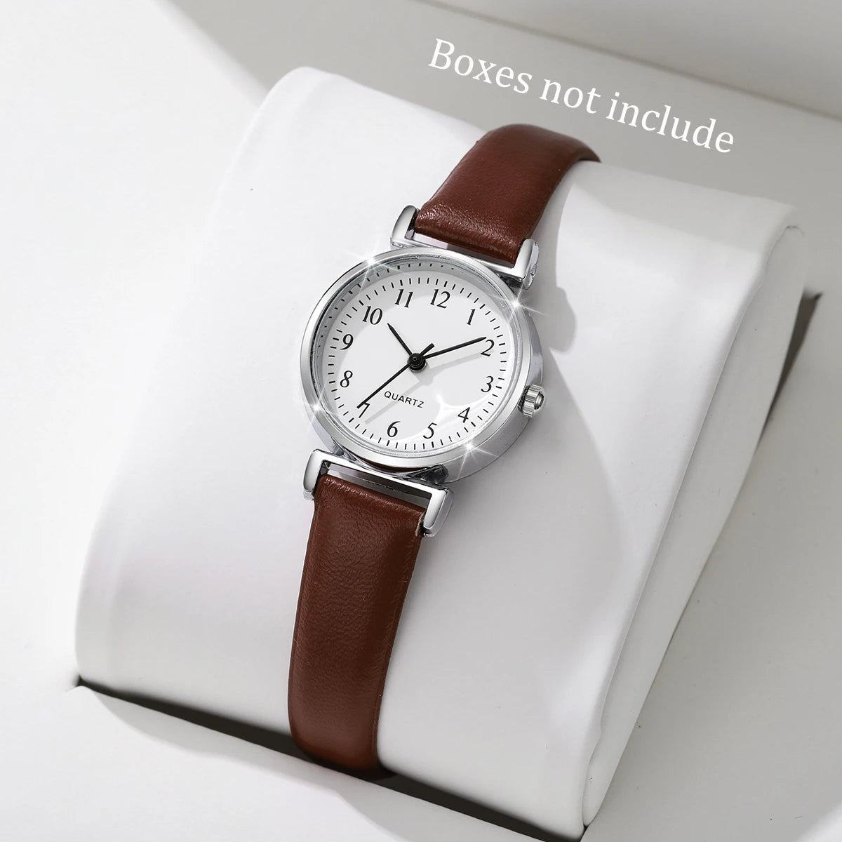 Fashion Small Dial Women Watch – Simple Leather Band Quartz Wristwatch