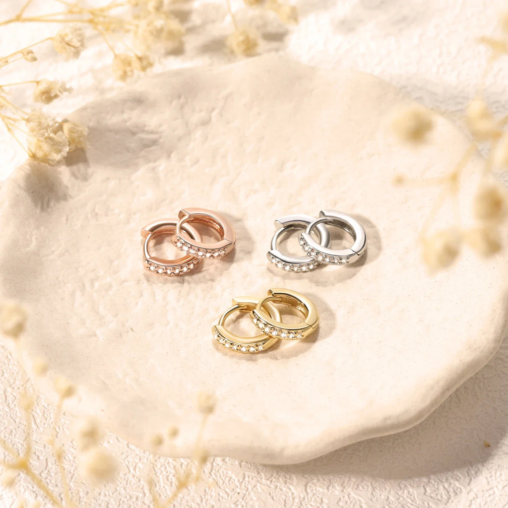 316L Stainless Steel Minimalist Hoop Earrings