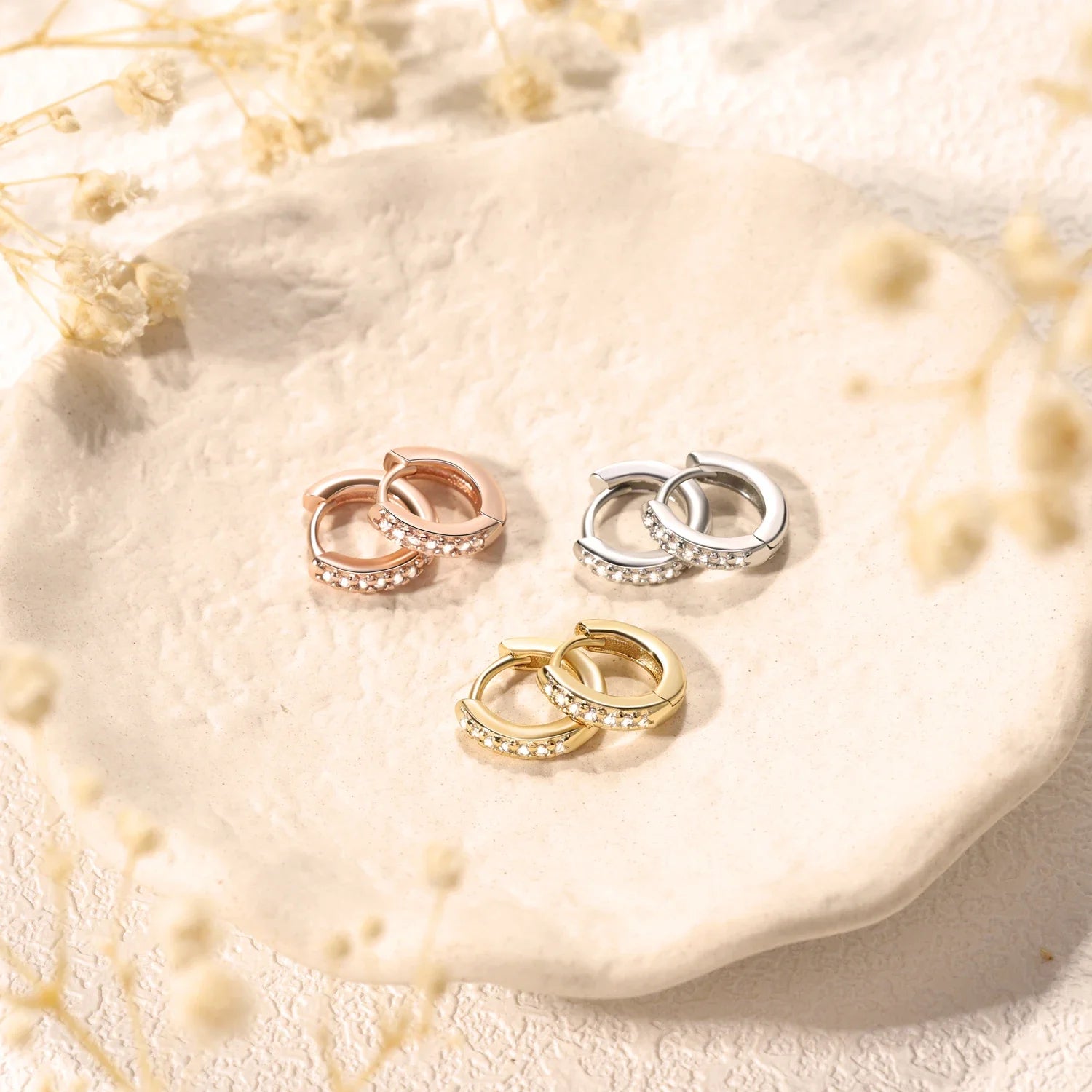 316L Stainless Steel Minimalist Hoop Earrings