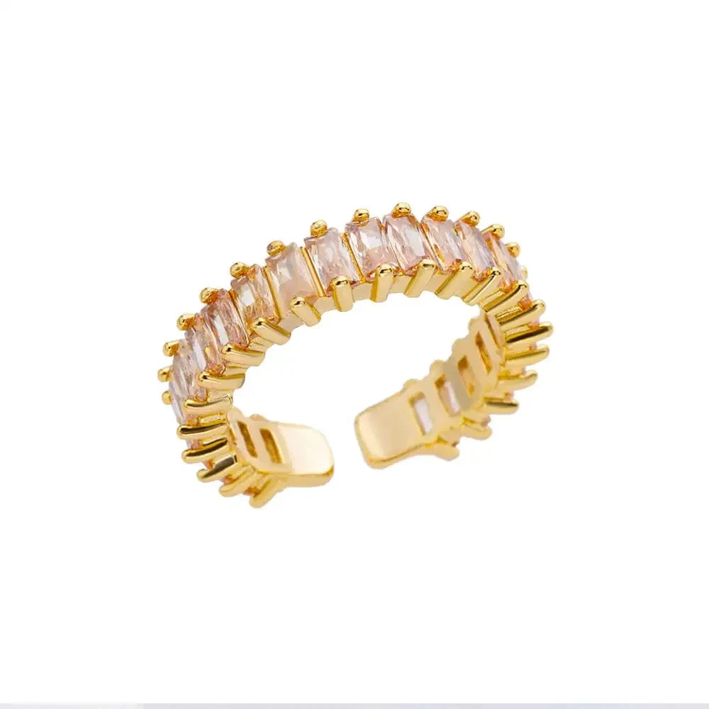 Luxury 316L Gold Stainless Steel Ring
