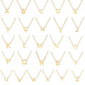 Cazador Minimalist A–Z Initial Necklace – Stainless Steel