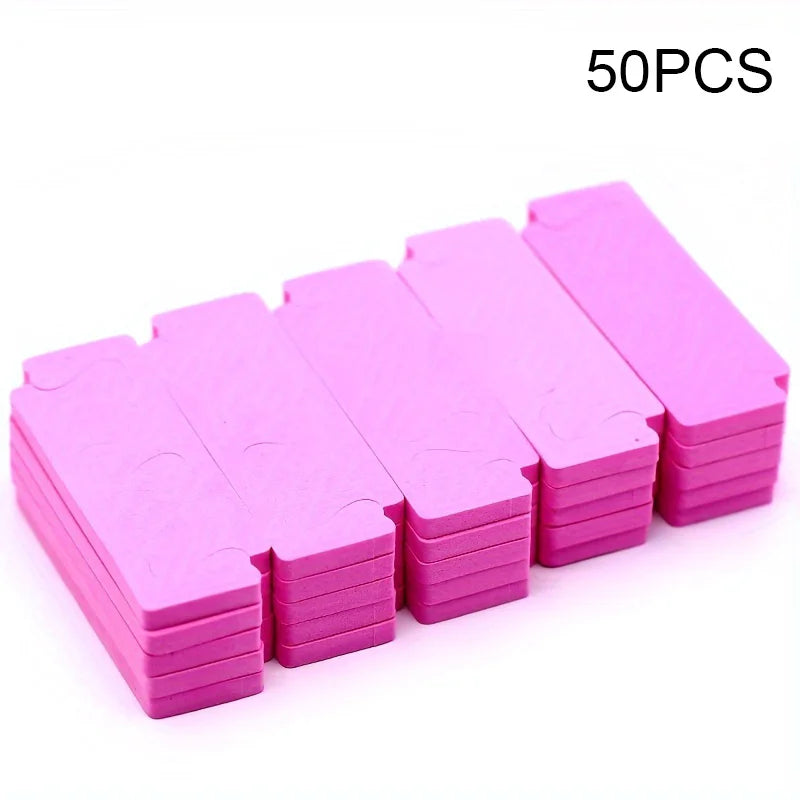 2/10/20/50/100PCS Pink Nail Art Toe Separators