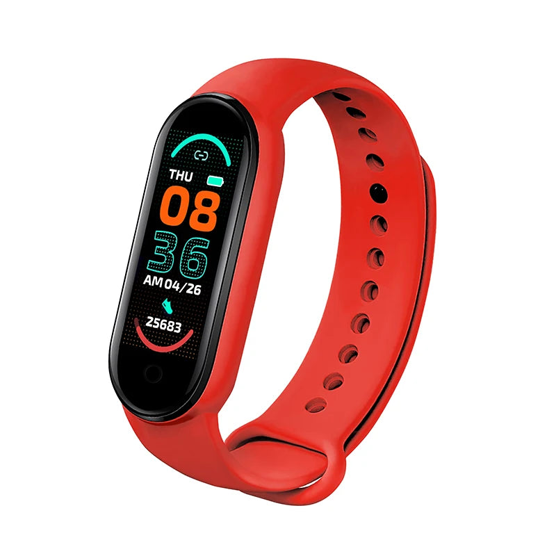 M6 Smart Watch Fitness Band – Heart Rate & Blood Pressure Monitor Waterproof Sports Bracelet