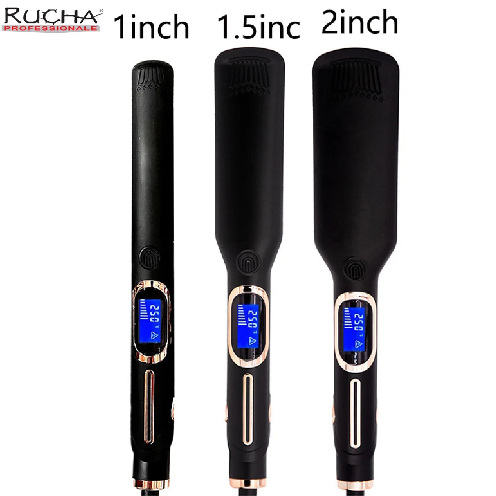Hair Straightener 480°F Professional Wide Plate Flat Iron