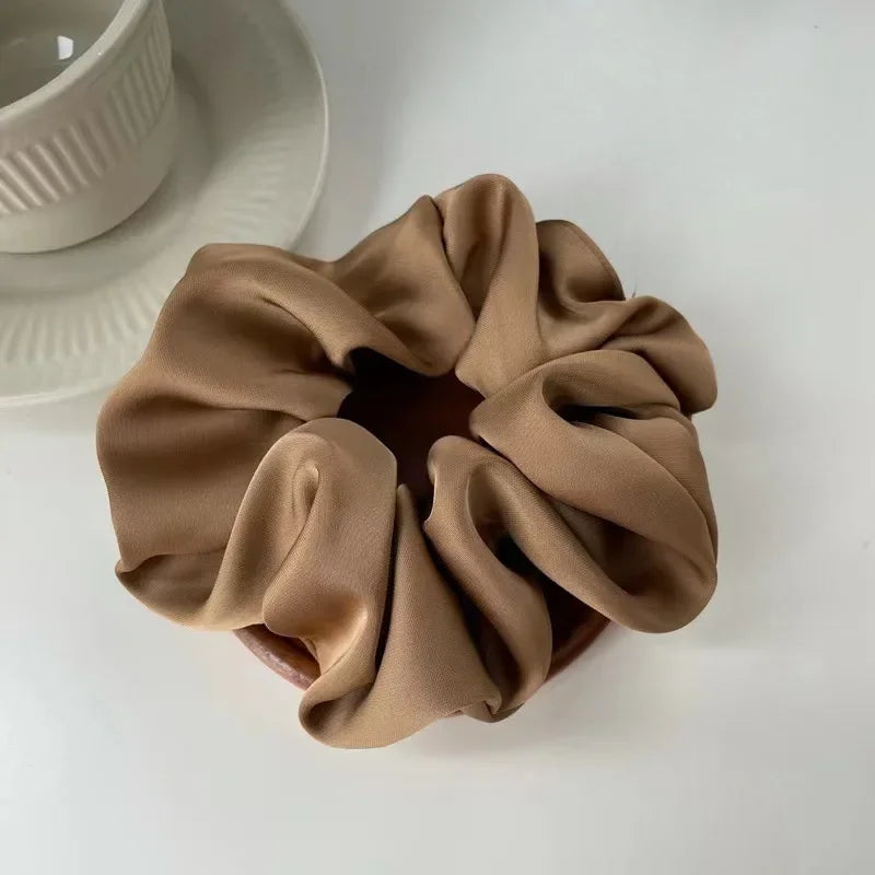 1pcs Women Silk Satin Scrunchies