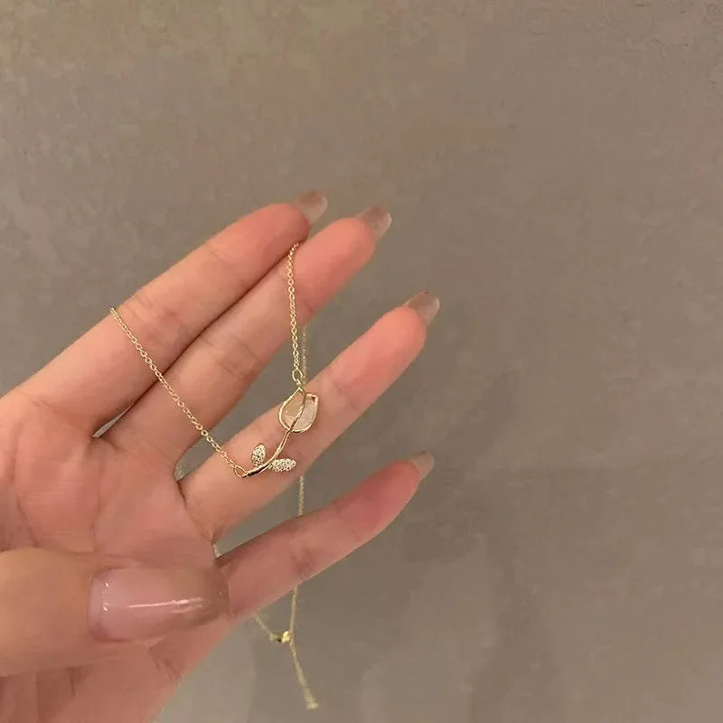 Hollow Love Heart Pendant Necklace