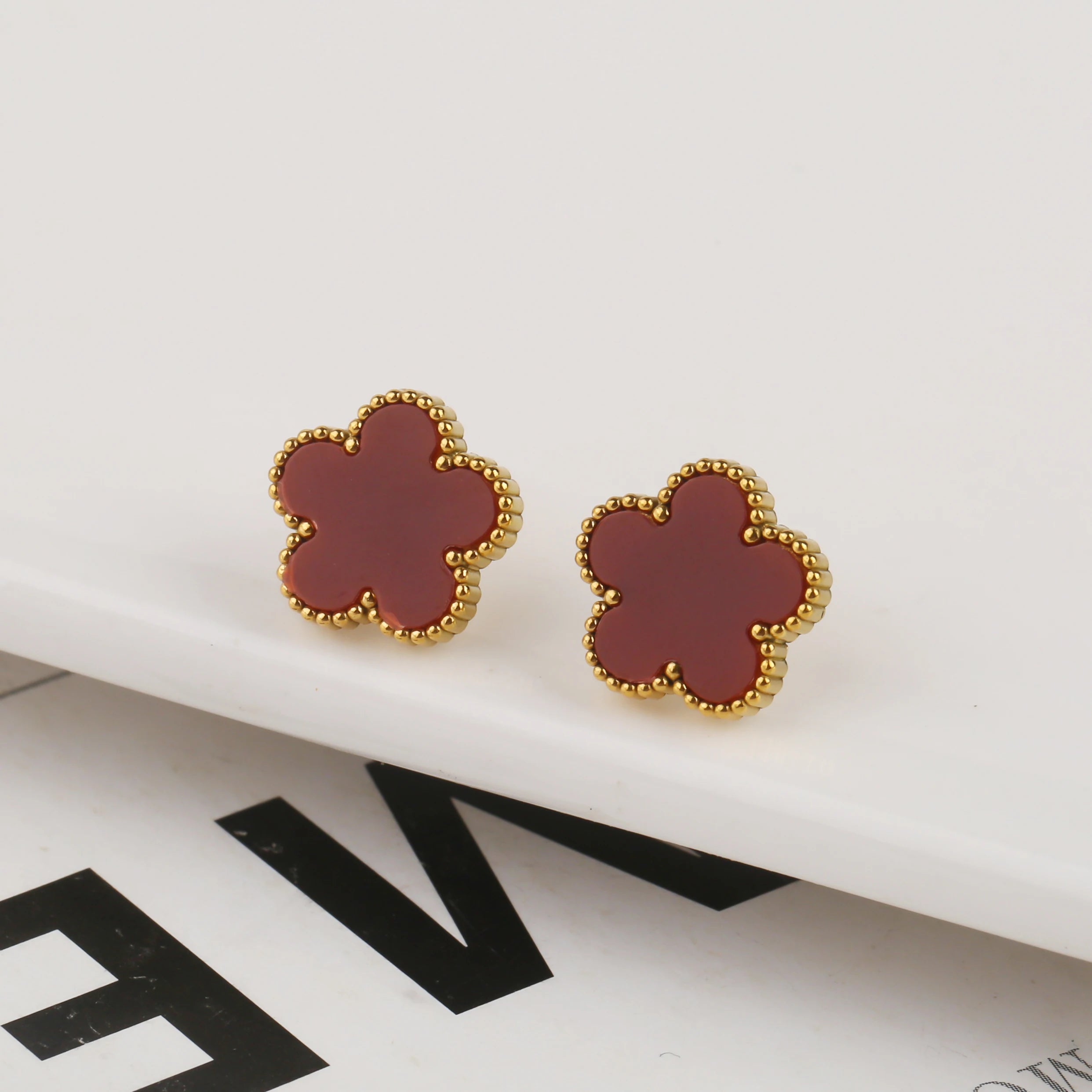 Stainless Steel Clover Flower Bracelet