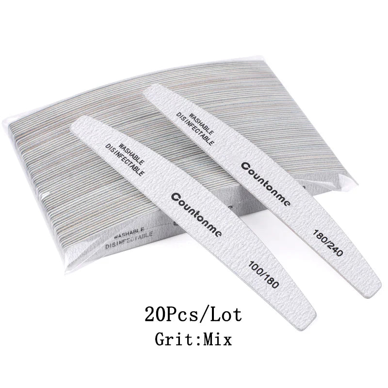 Professional Wooden Nail Files Set