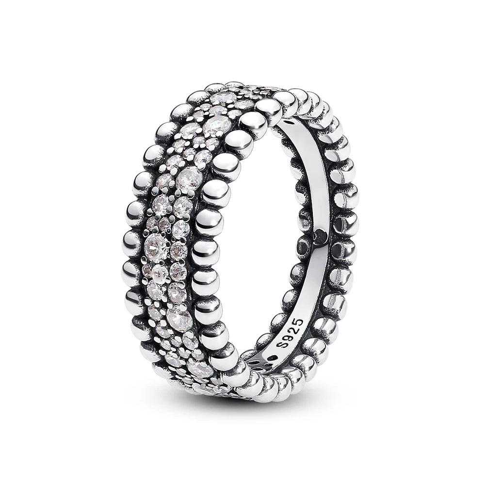 925 Sterling Silver Crown Heart Ring