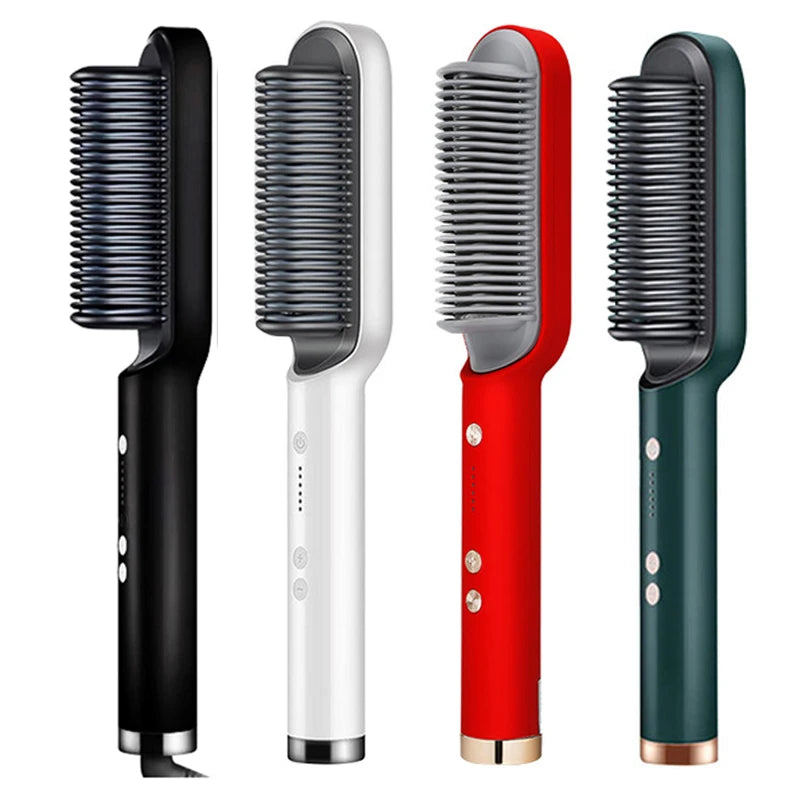 Professional PTC Fast Heating Hair Straightener Comb