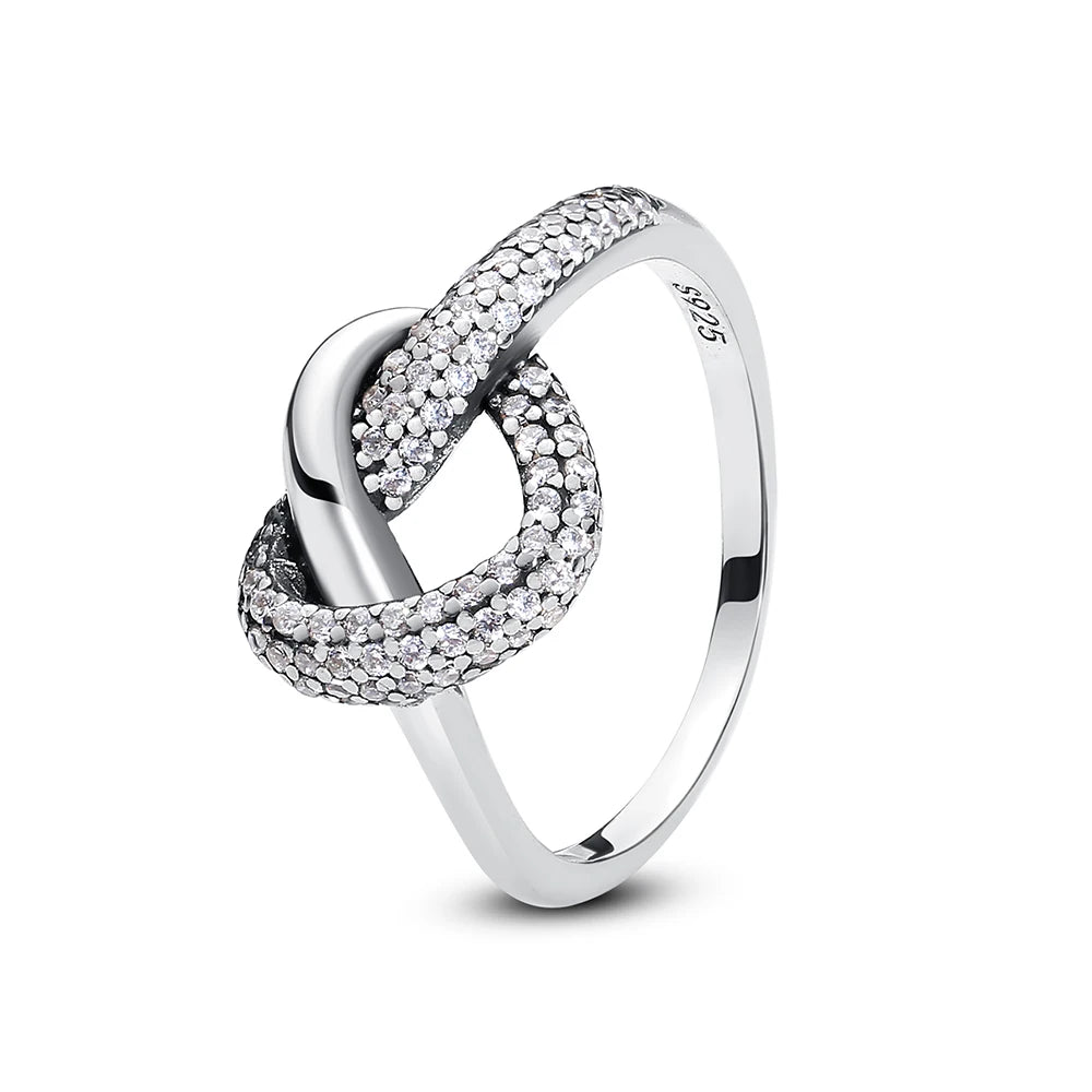925 Sterling Silver Crown Heart Ring