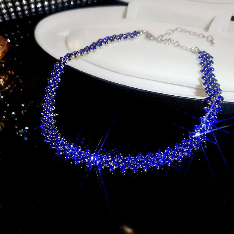 Luxury Full Rhinestone Choker Necklace