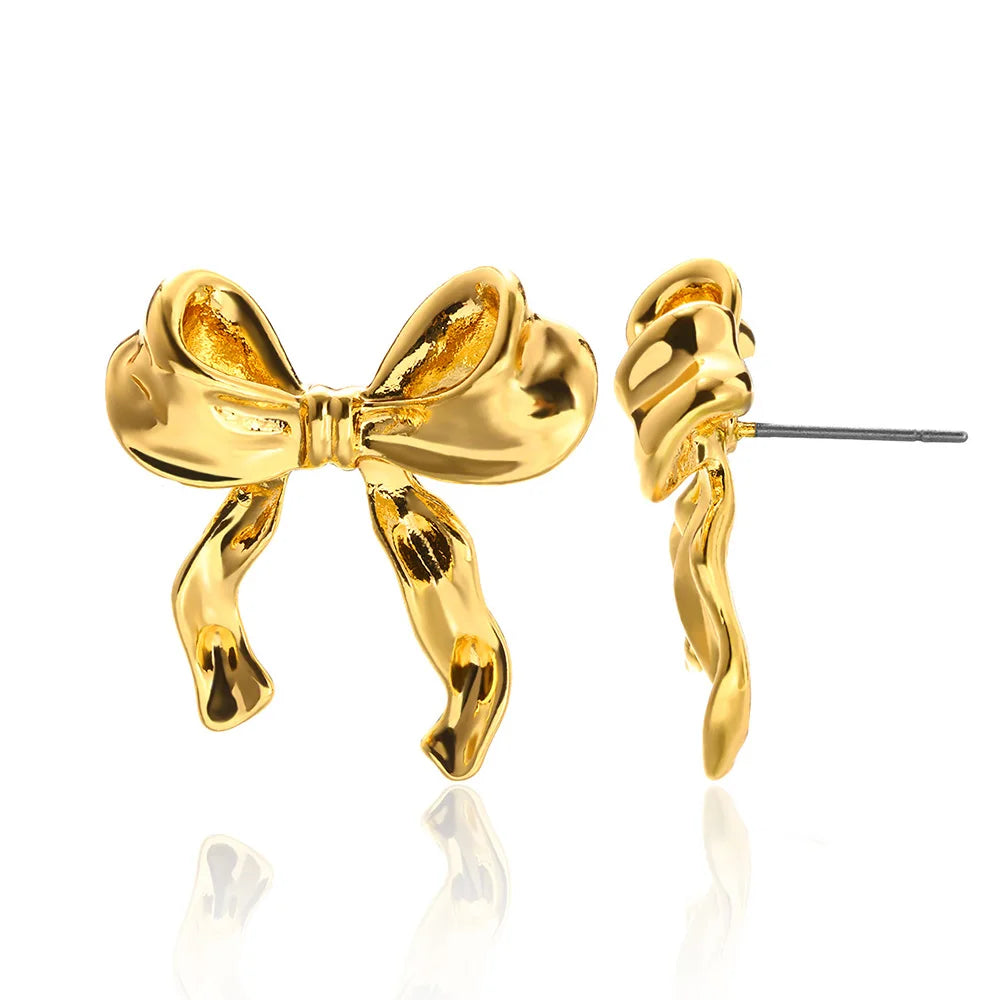 Vintage Starfish Stainless Steel Stud Earrings