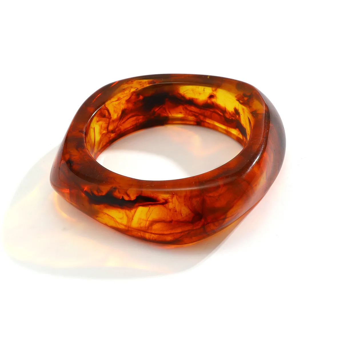 Vintage Punk Resin Acrylic Bangle Bracelet