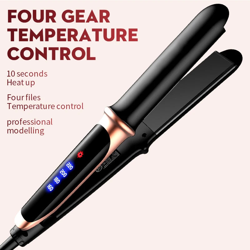 Flat Iron Hair Straightener 2 in 1 Professional Hair Iron