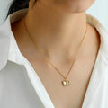 Vintage Butterfly Necklace – Golden Stainless Steel
