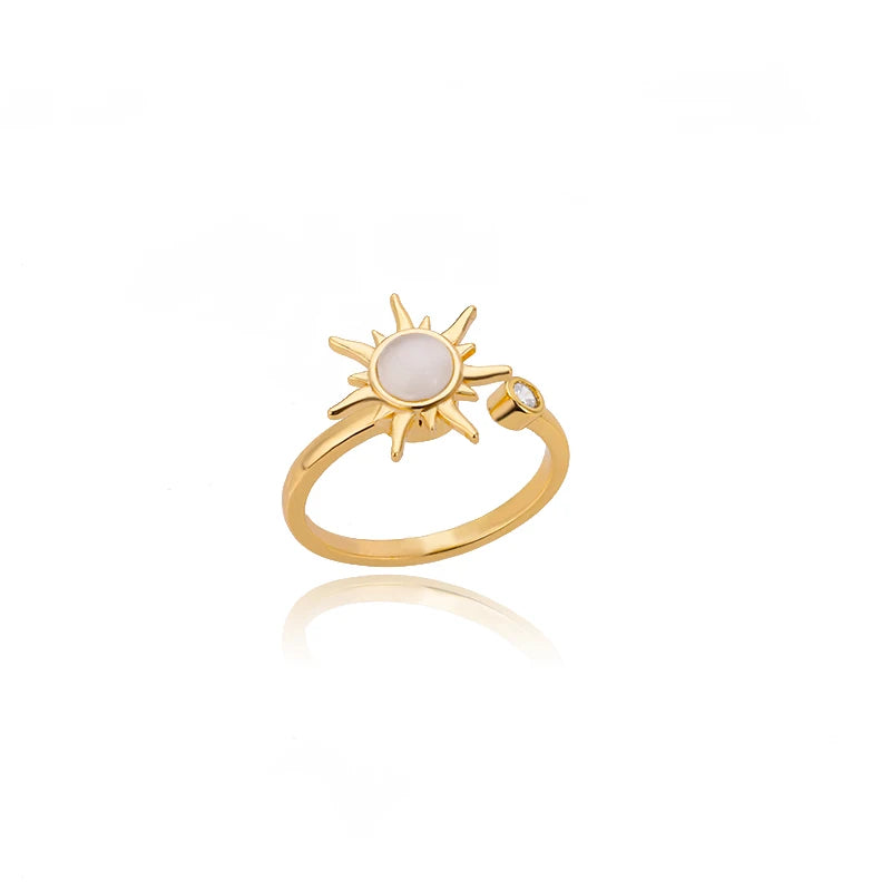 Luxury 316L Gold Stainless Steel Ring