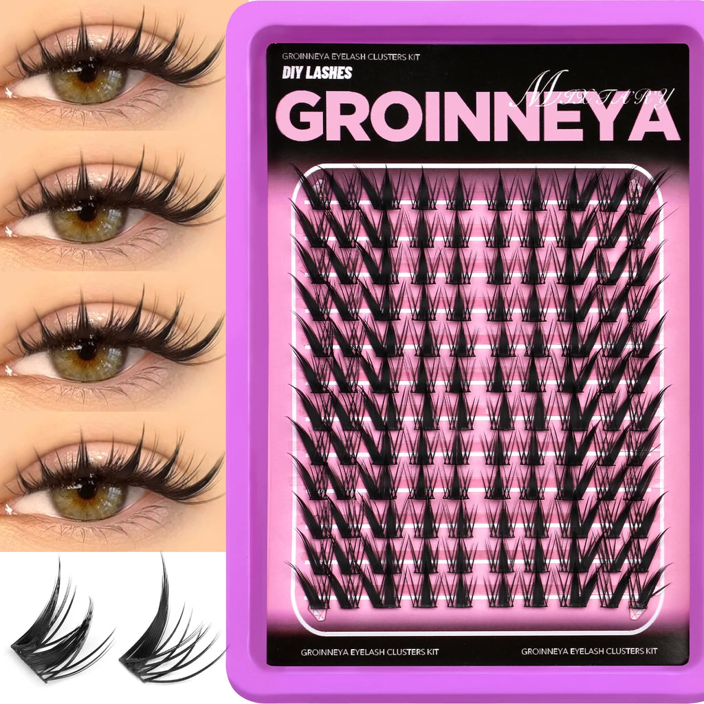GROINNEYA DIY Lash Cluster Set