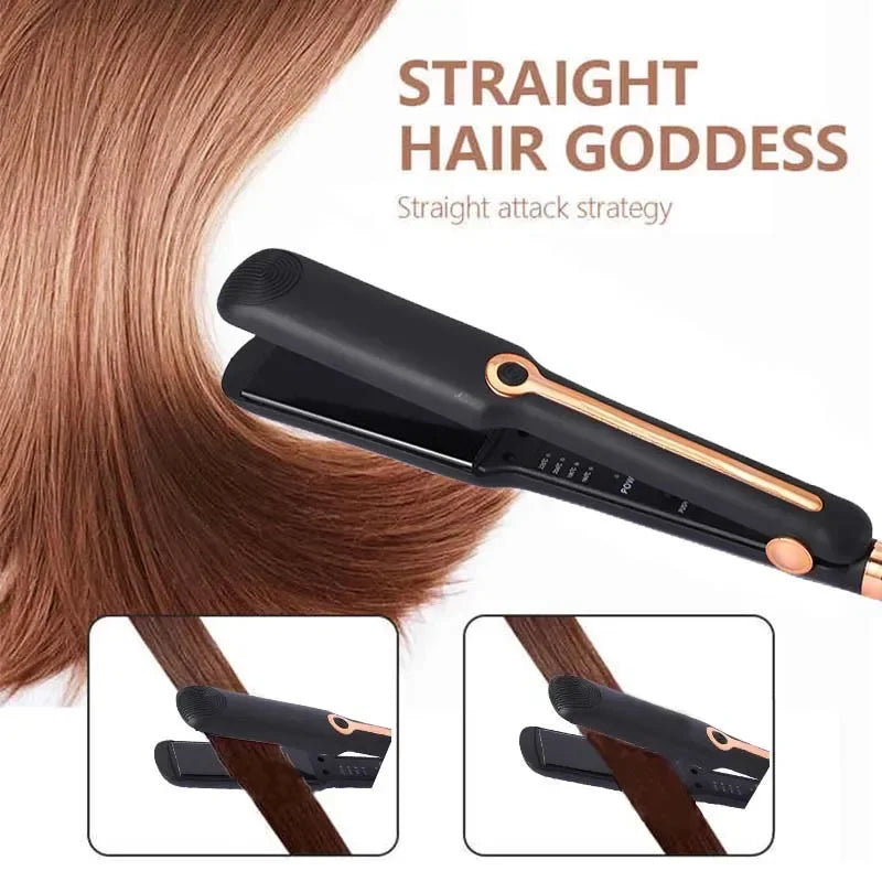 TINSOL 2-in-1 Ceramic Hair Straightener & Curler