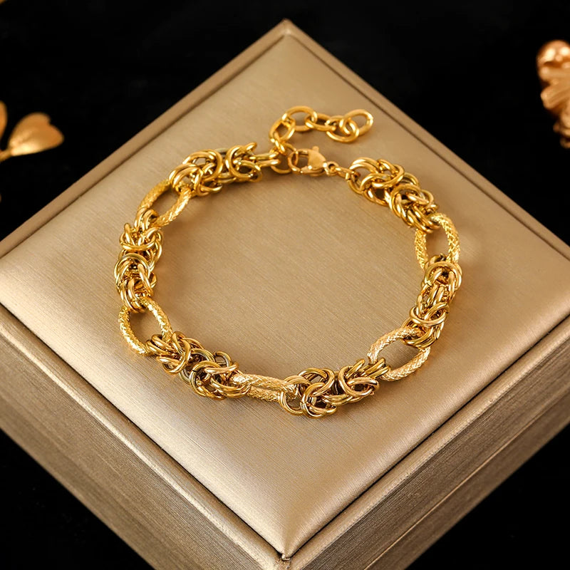 316L Stainless Steel Cuban Chain Bracelet