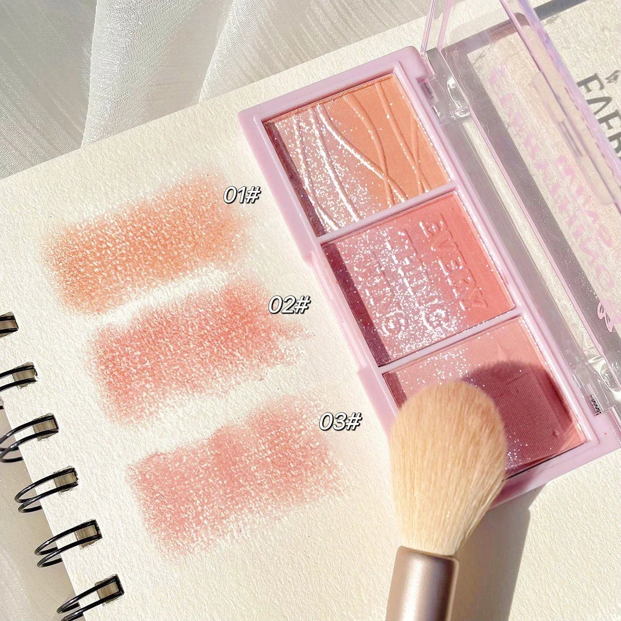 Peach Glow 3-Color Blush Palette