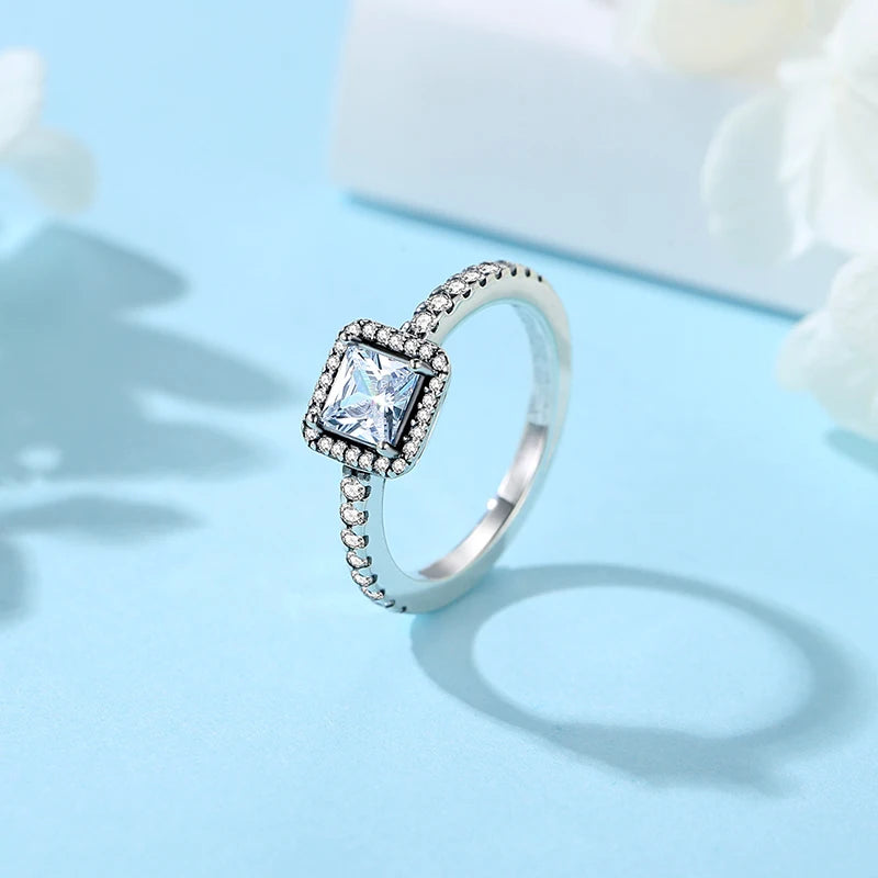 925 Sterling Silver Crown Heart Ring