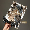 11pcs Women’s Frosted Hair Clip Set