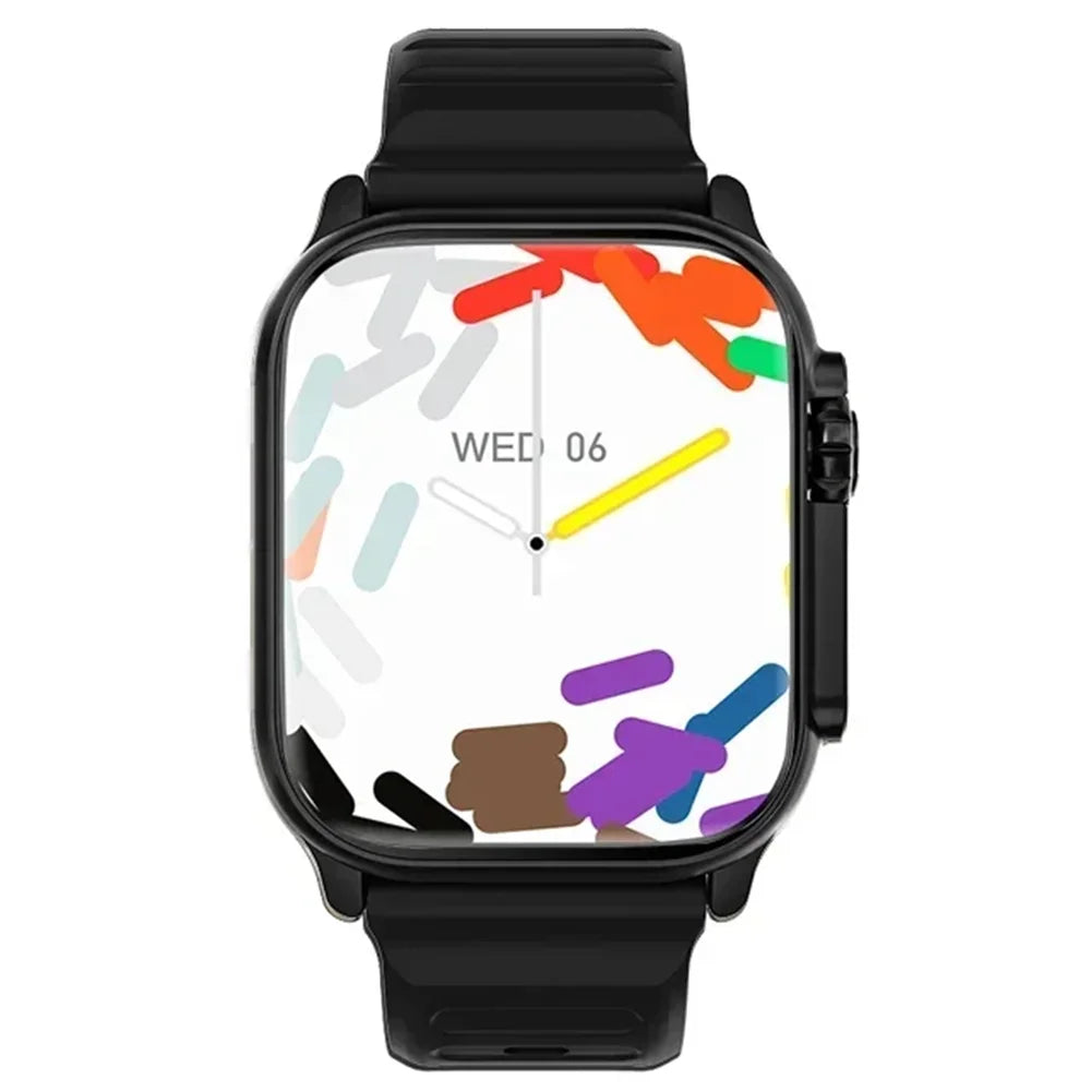 LAXASFIT Smartwatch – calls, messages & heart rate tracking.