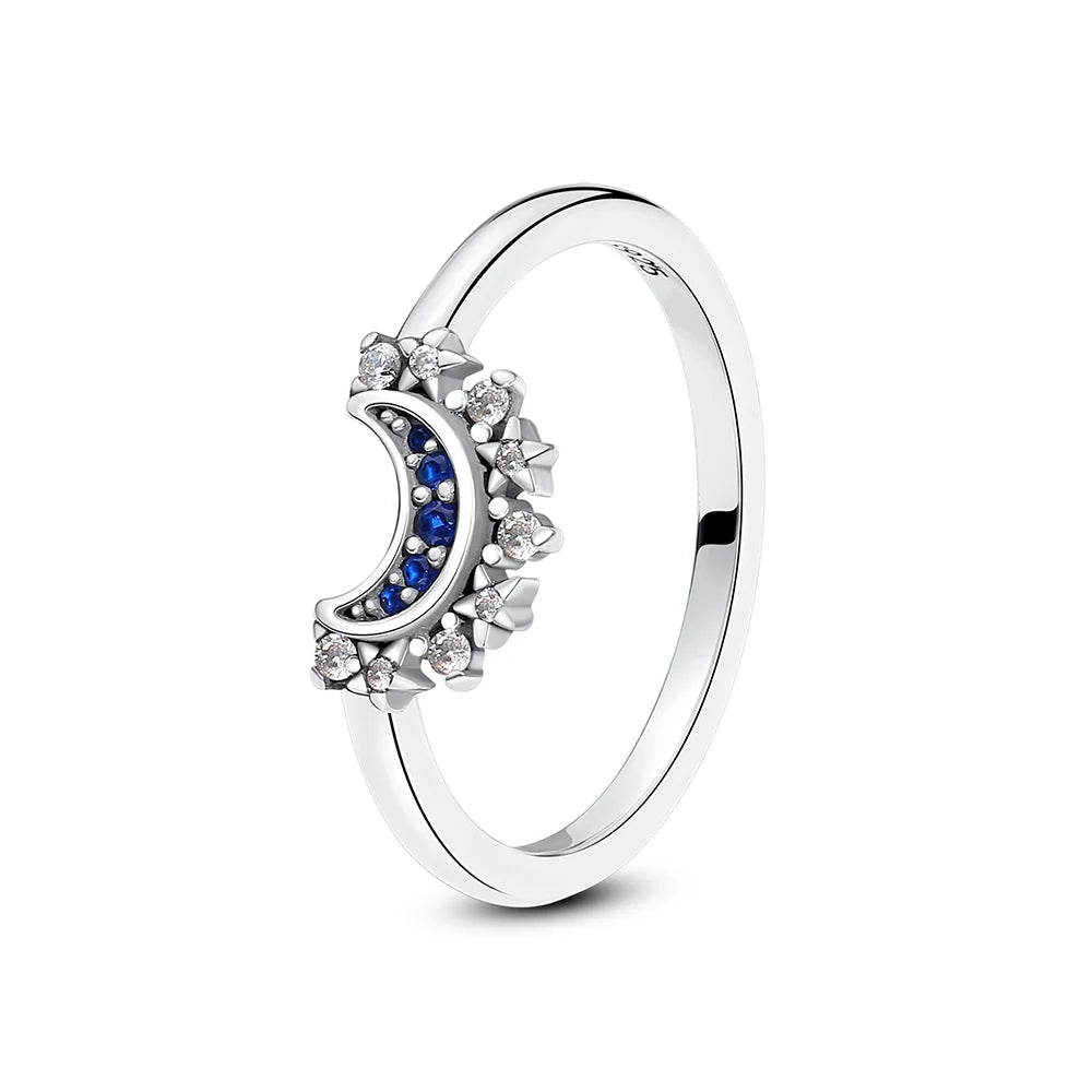 925 Sterling Silver Crown Heart Ring