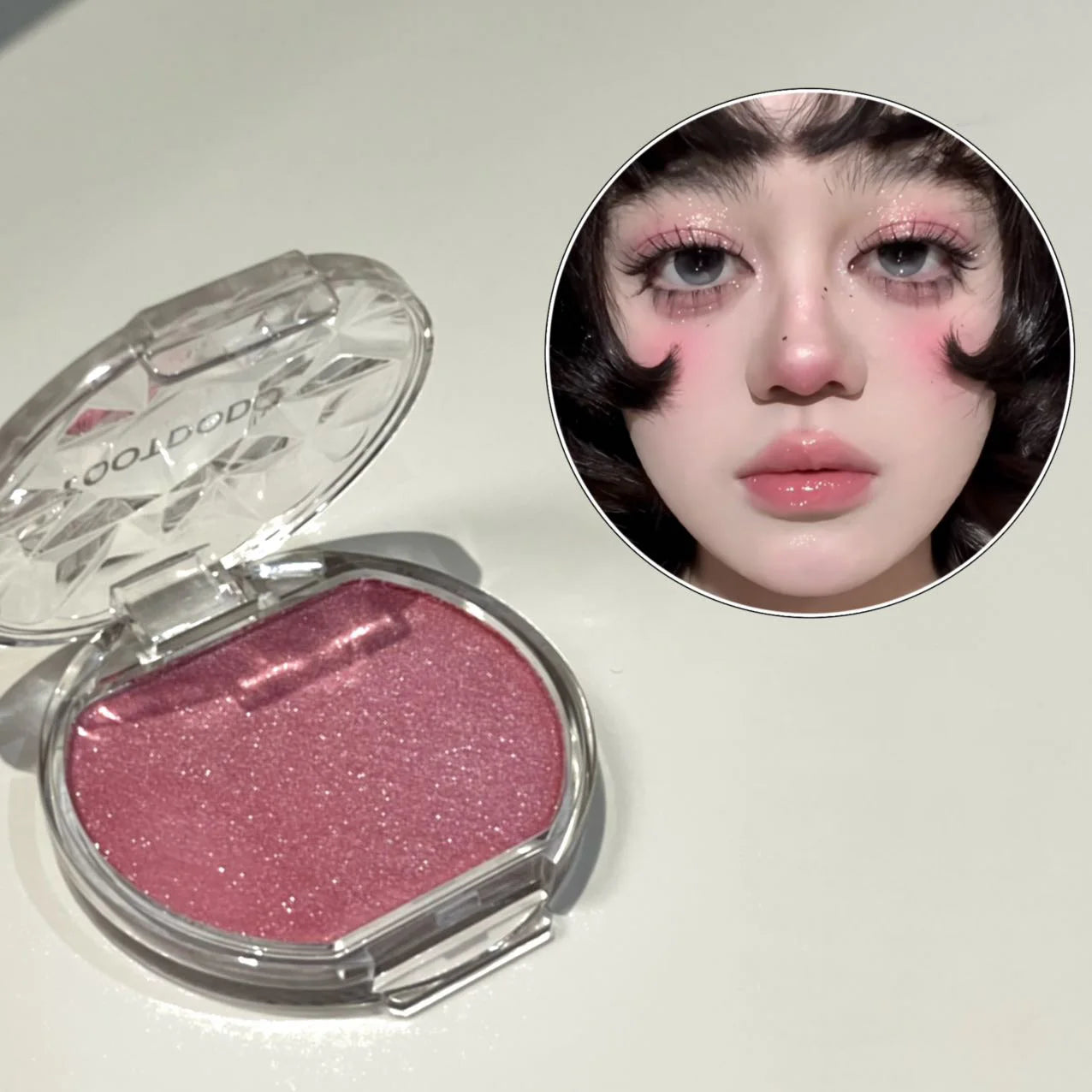 Ice Glow Peach Pink Palette