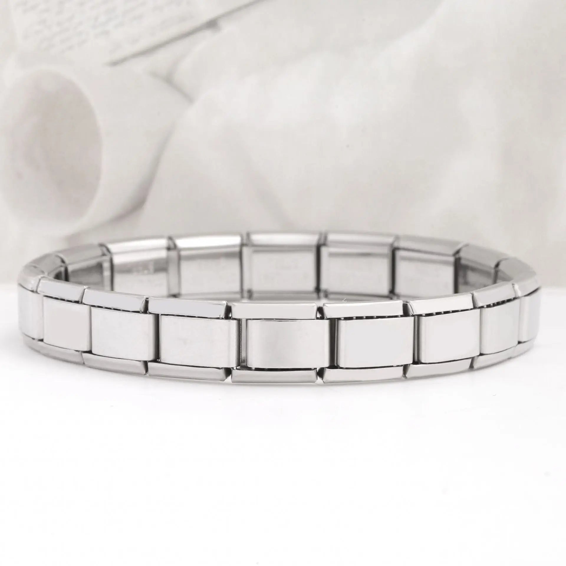 Classic Stainless Steel Italian Chain Link Bracelet
