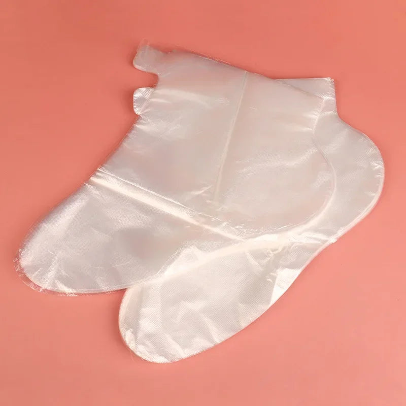 100PCS Transparent Disposable Foot Bags