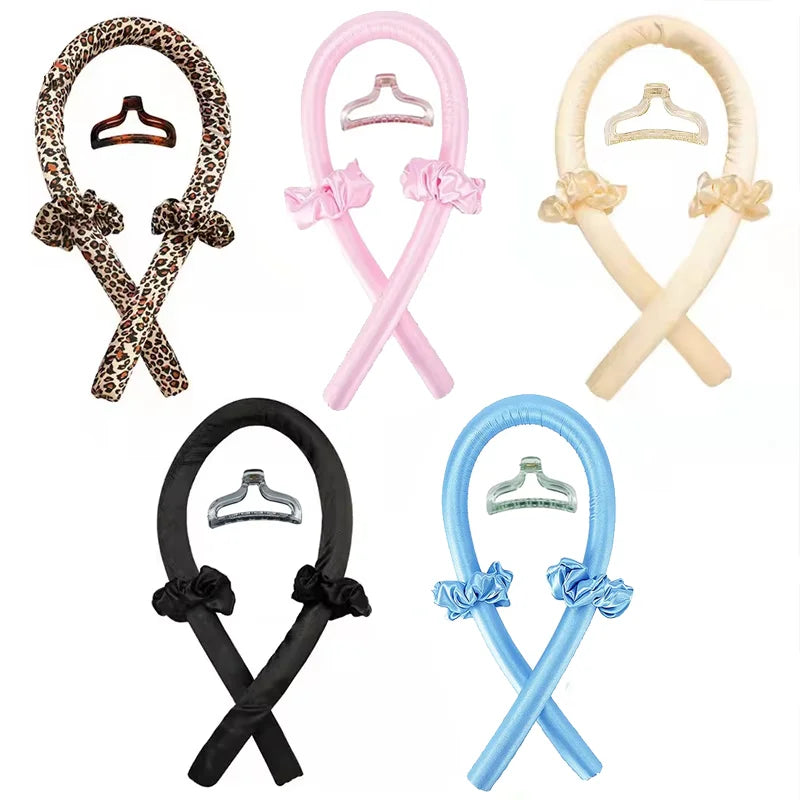 1-2 Set Heatless Curling Rod Headband