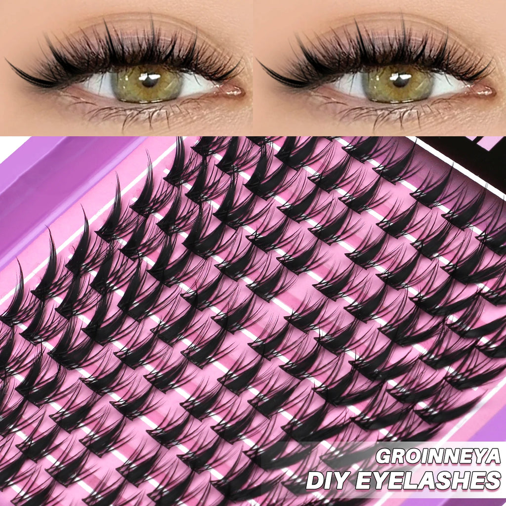GROINNEYA DIY Lash Cluster Set