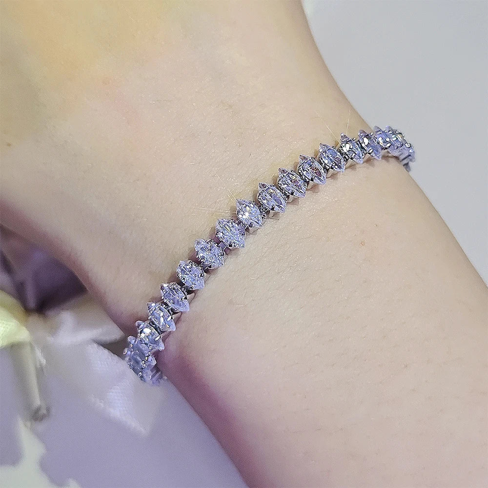 Luxury Marquise Oval Square Cut Tennis Bracelet