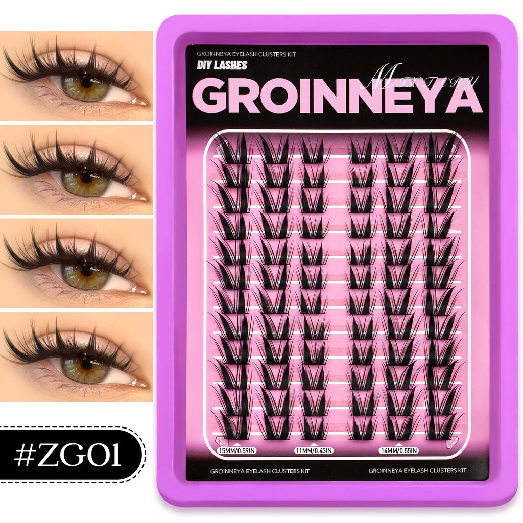 GROINNEYA DIY Lash Cluster Set