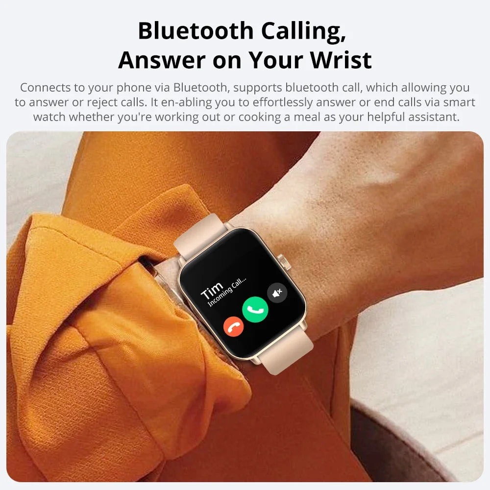 COLMI P81 Smartwatch – calls, health tracking, 100+ sports modes.