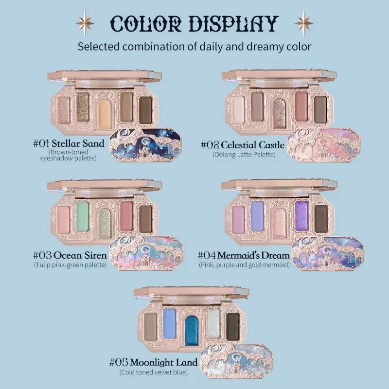 Elegant Mermaid Sparkle Palette