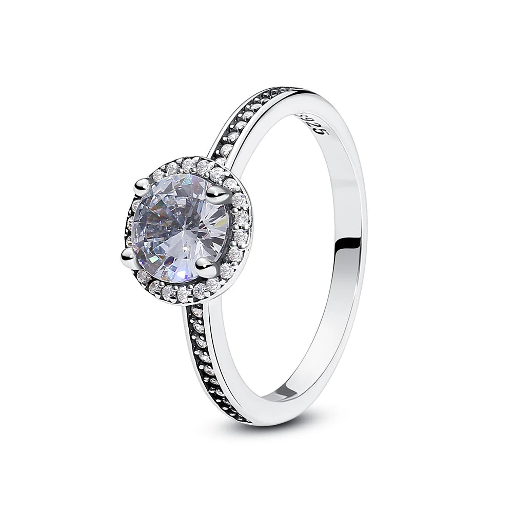 925 Sterling Silver Crown Heart Ring