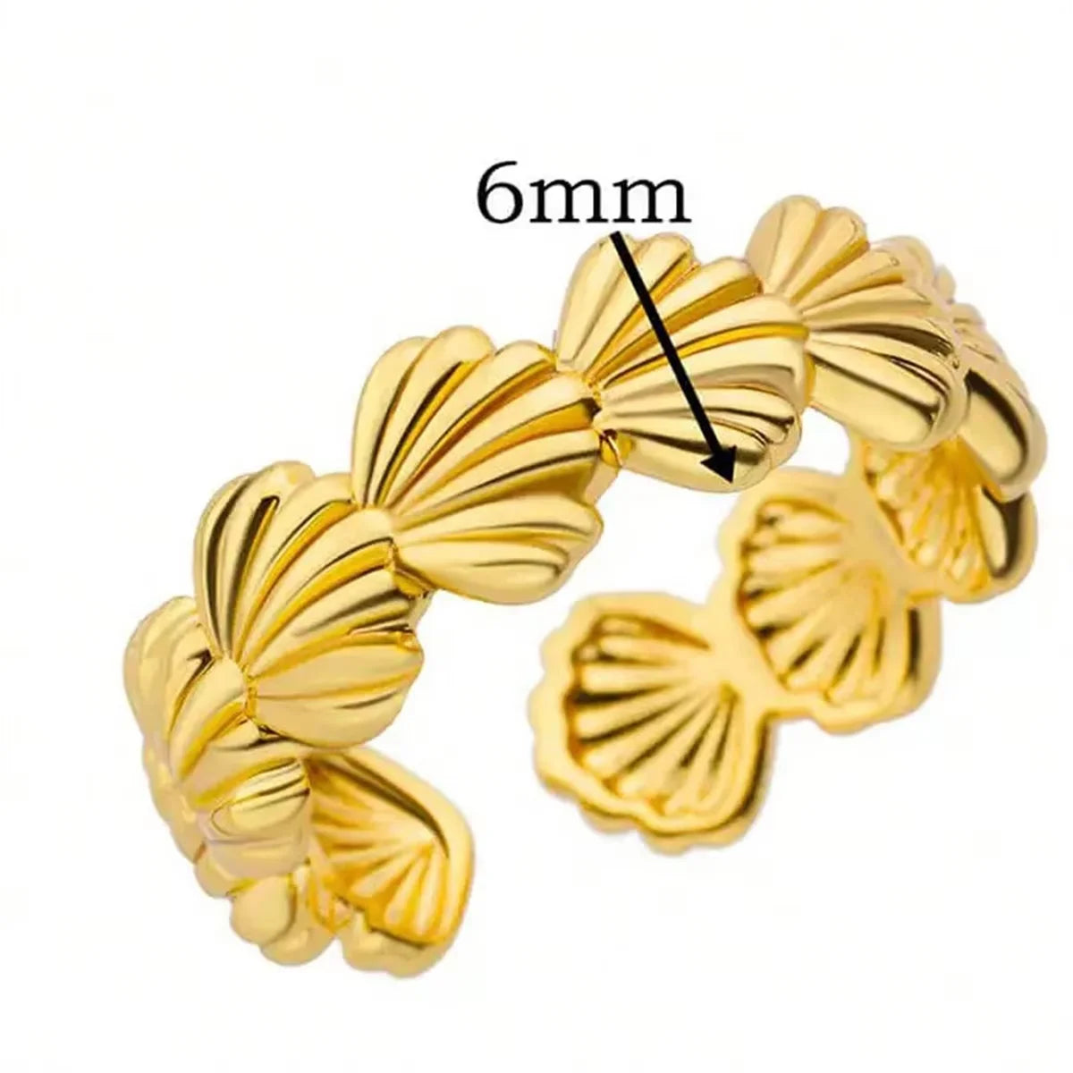 Shell Open Ring – Gold/Silver