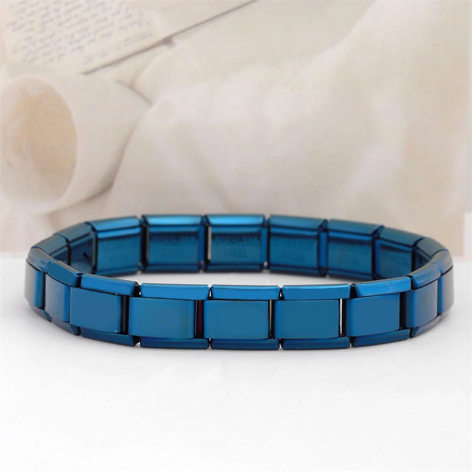Classic Stainless Steel Italian Chain Link Bracelet