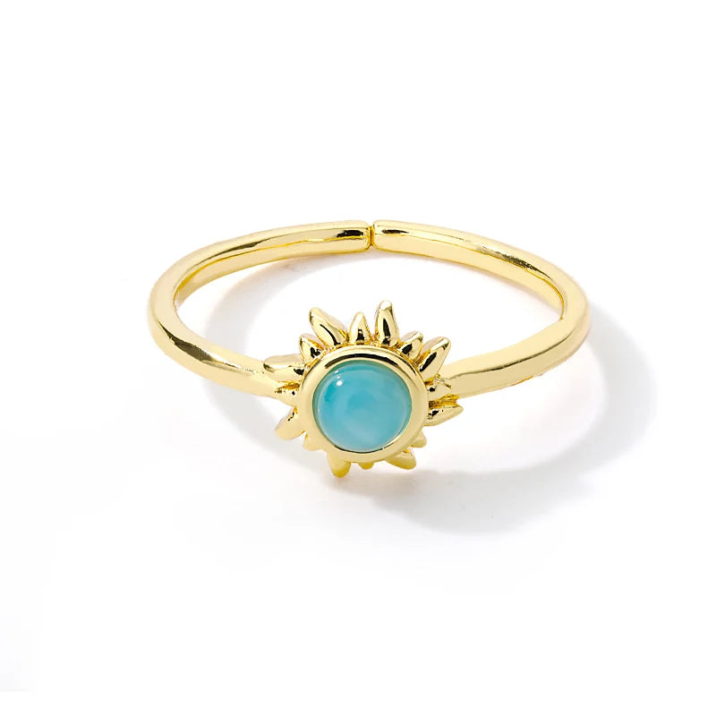 Luxury 316L Gold Stainless Steel Ring