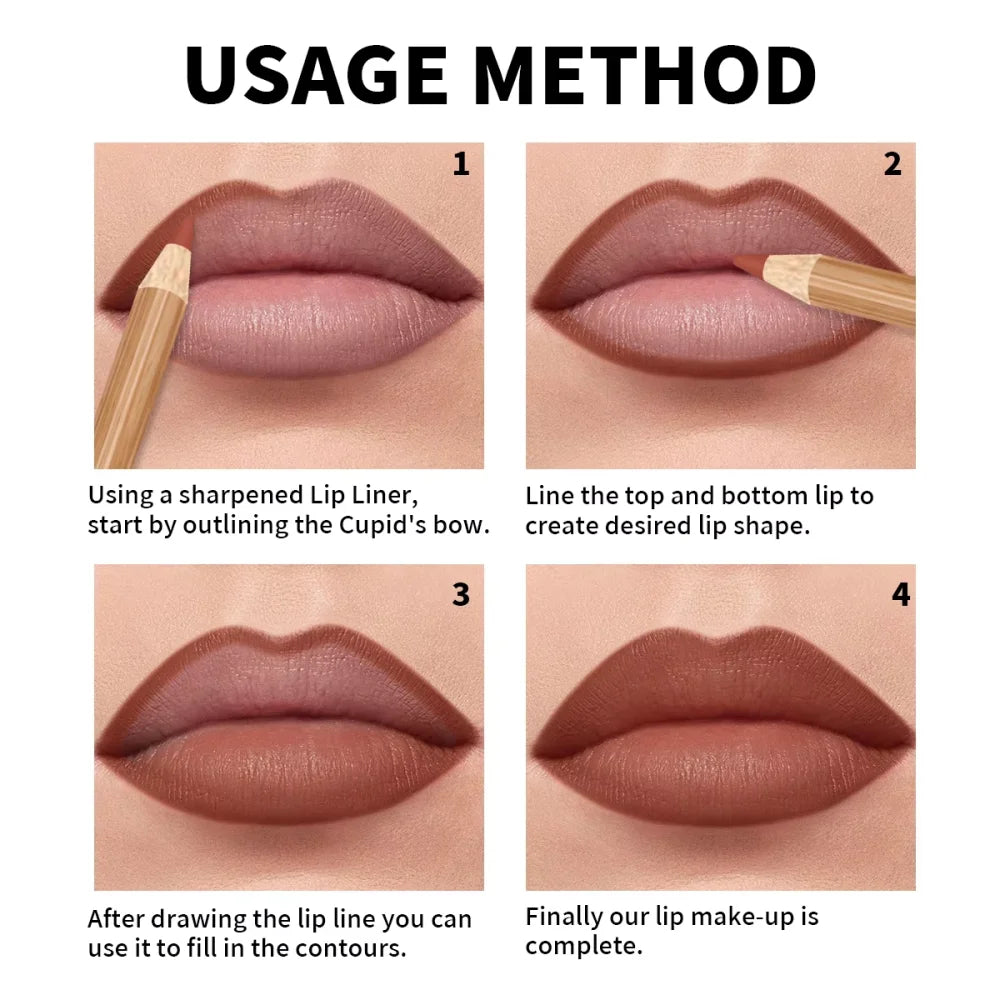 Pro Nude Lip Pencil Set