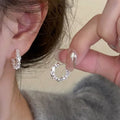 Irregular C Shape Earrings